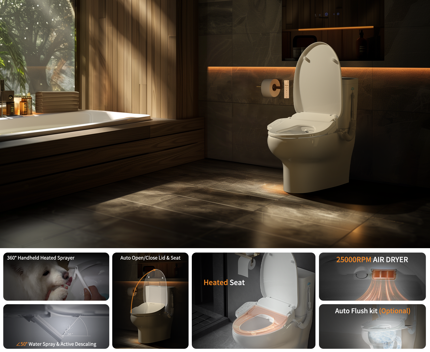 iCleaningo Bidet Toilet Seat DC01 Pro: Brings Joy to Your Daily Life